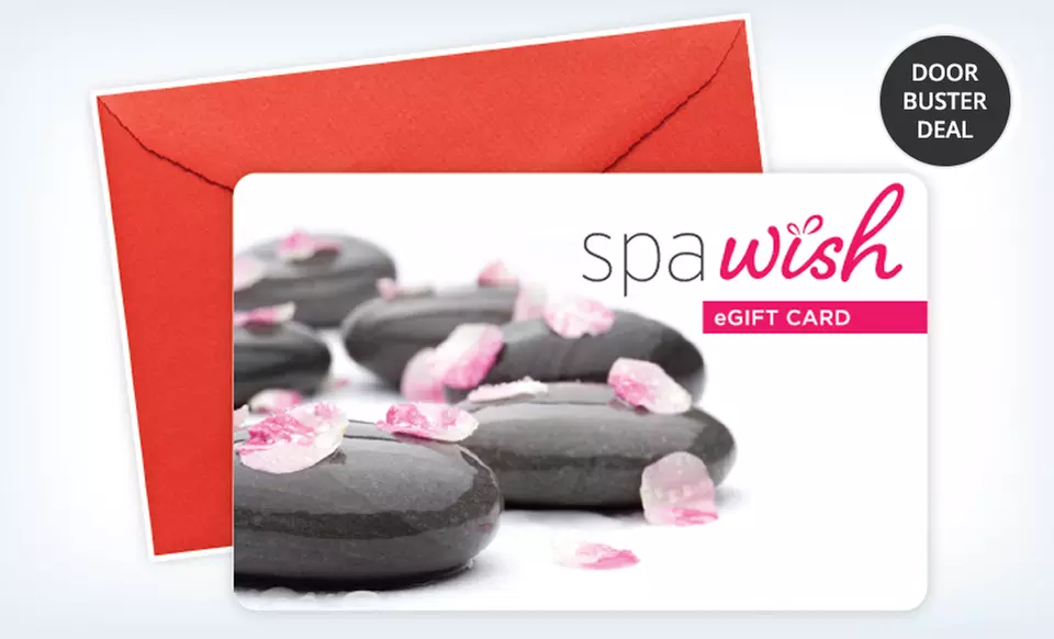One or Two $50 SpaWish Gift Cards - Primary Image