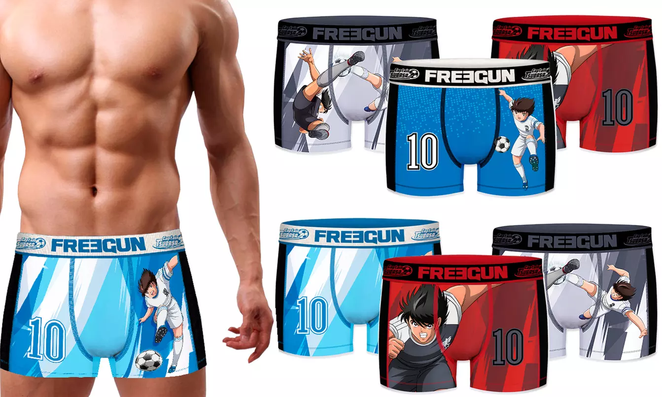 Lot de 3 ou 6 boxers "Oliver & Benji" Freegun - Primary Image