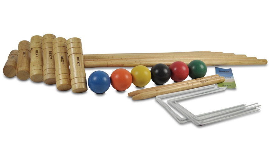 Image 2: Bex Croquet Game Set