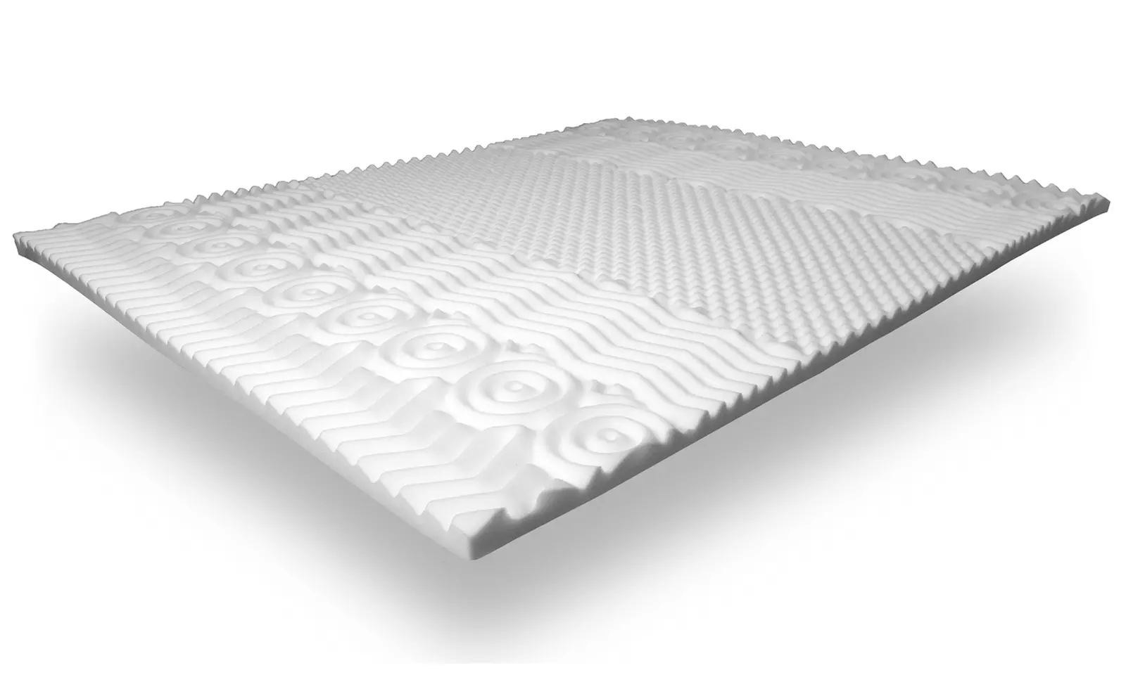 Surmatelas Oxford à mémoire de forme 7 zones de confort, Sampur