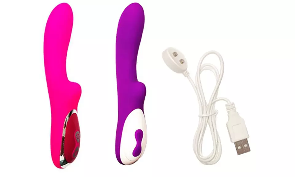 8" 2-in-1 10 Speed Dildo Vibrator Dual Motor for G-Spot and Clitoris Simulator - Primary Image