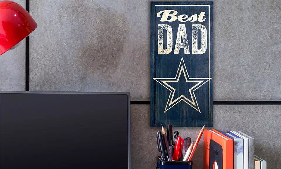 NFL Best Dad Sign - Primary Image