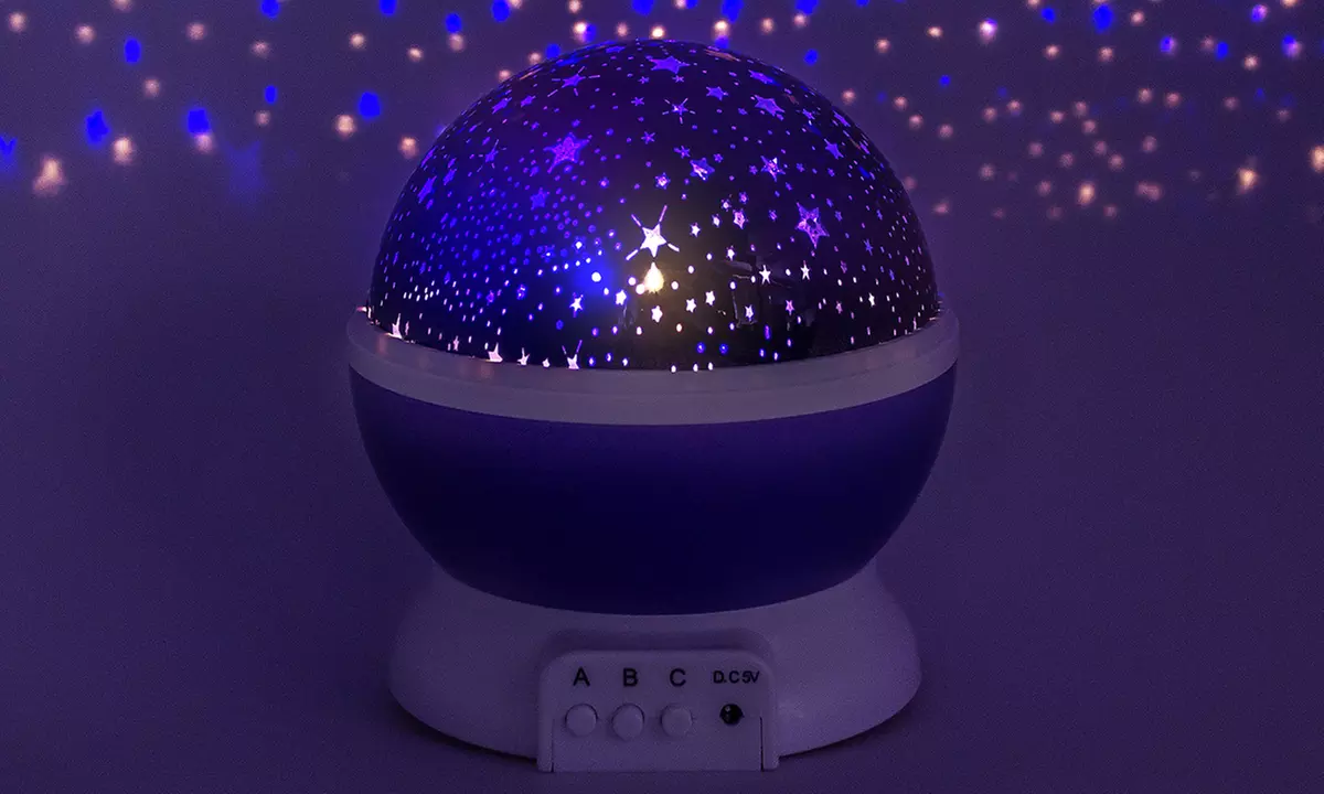 LED Concepts Moon and Star Projection Lamp - Primary Image