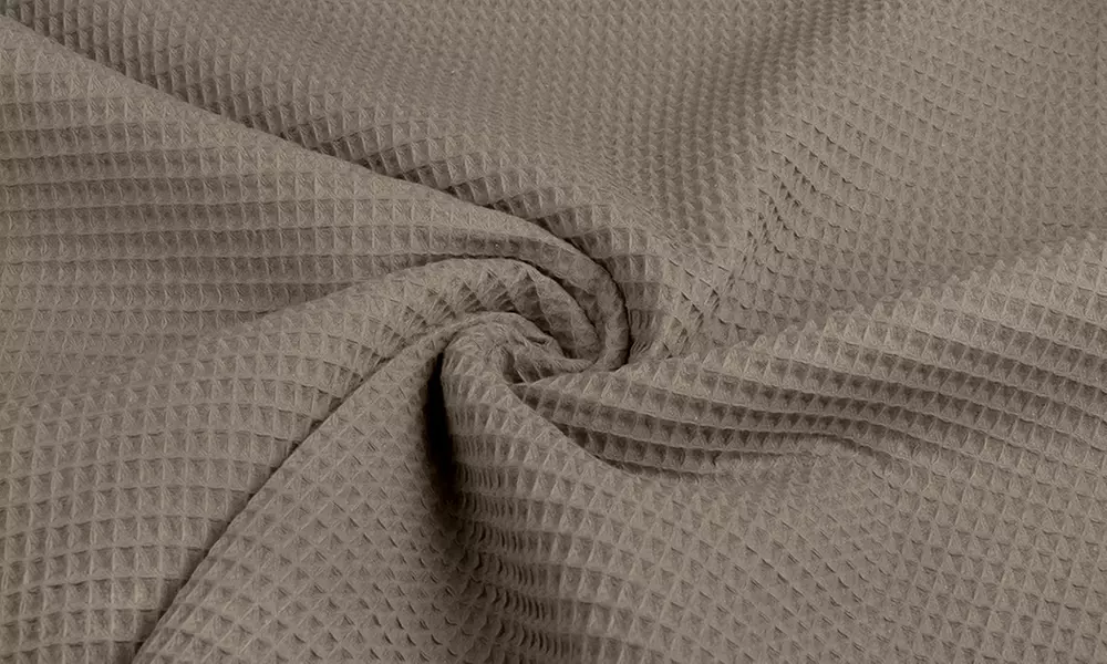 Zacht katoenen bedsprei met honingraat reliëf