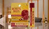 Burts Bees Pomegranate Moisturizing Lip Balm Blister for Unisex 0.15 Oz Lip Balm