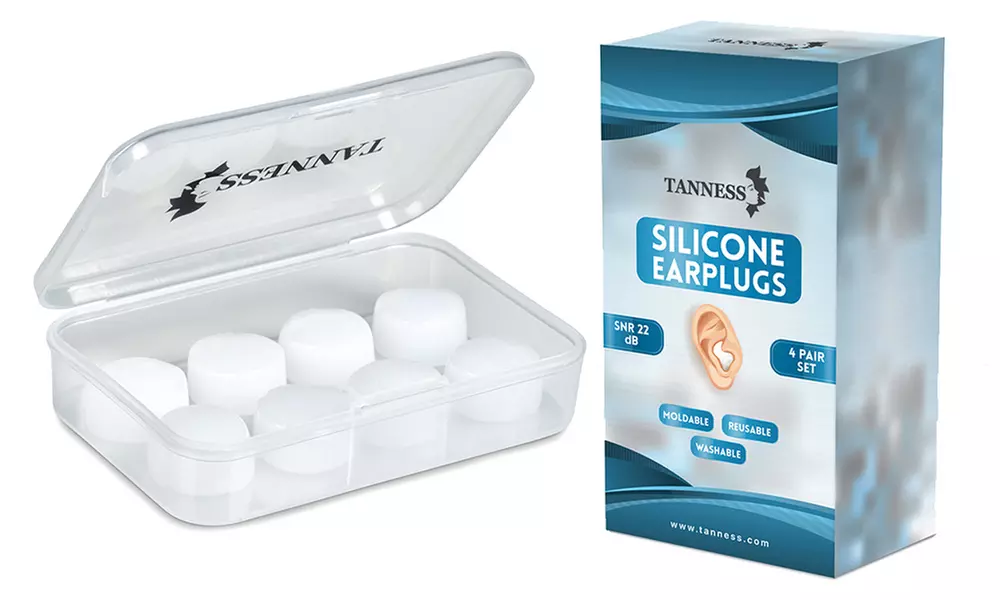 8-, 16- or 32-Pack of Silicone Earplugs with Case - Primary Image
