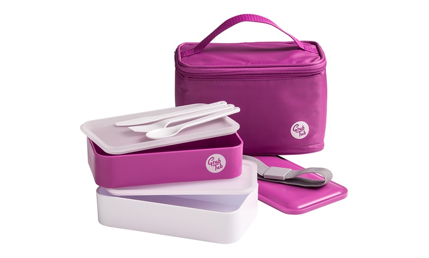 Image 4: Grub Tub Lunch Box Set 