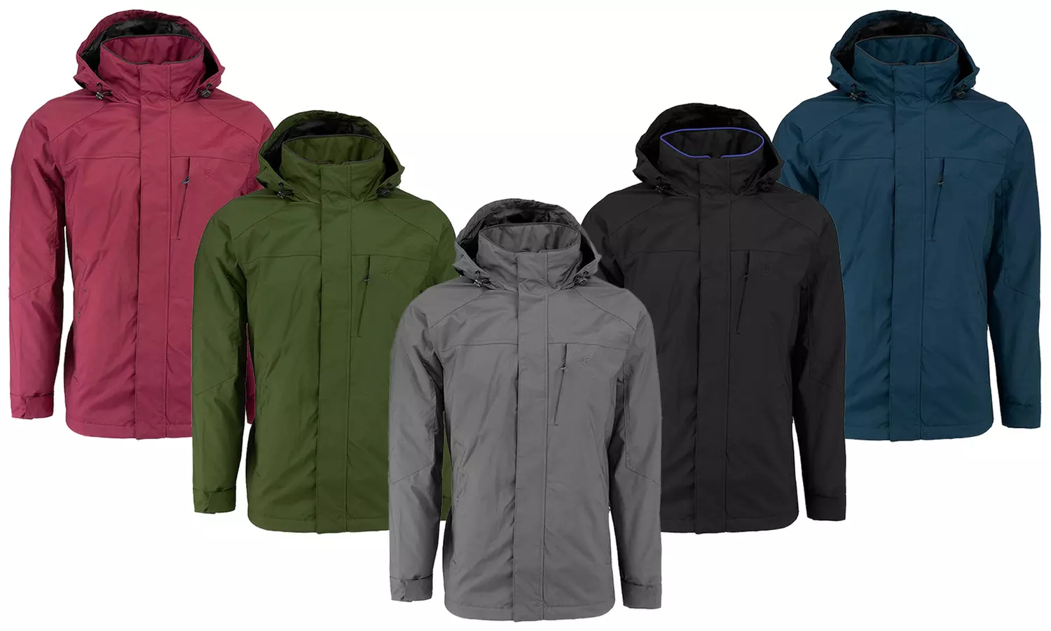 IZOD Men's Midweight Polar Fleece-Lined Jacket - Primary Image