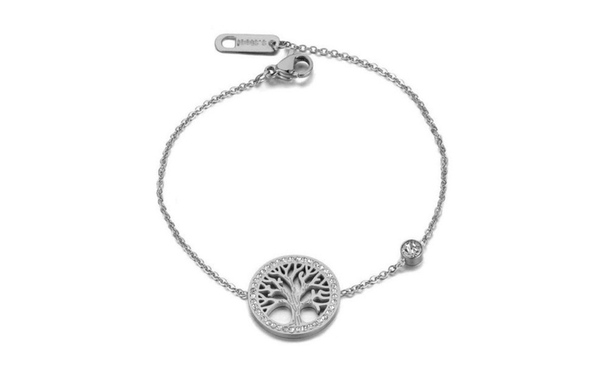 Image 5: Eira Wen Tree of Life Charm Jewellery Made with Swarovski® Crystals