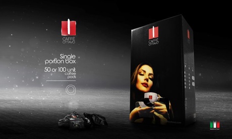 50 o 100 cialde Caffè Ottavo con varie compatibilità (sconto fino a 48%)