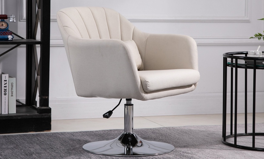 Image 99: HomCom Accent Chair