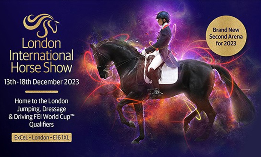 Image 1: Tickets to The London International Horse Show at ExCeL