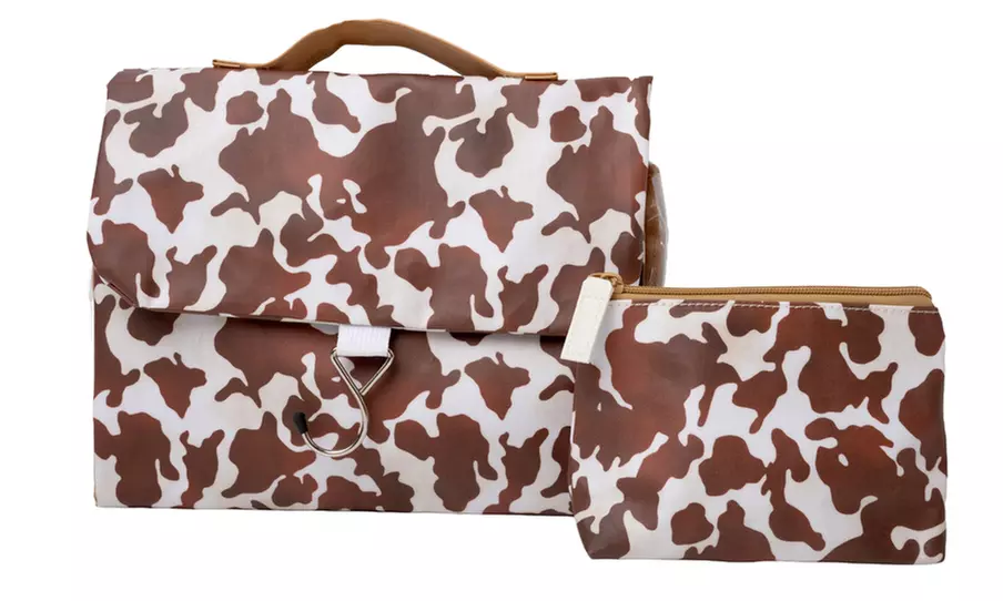 Victoria Green Hanging Wash Bag Travel Organisers