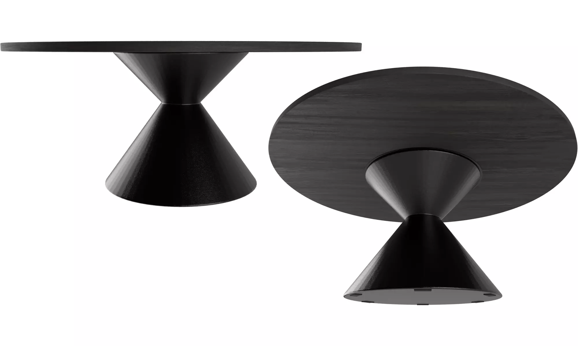 Table ronde fixe design de la marque Frankystar