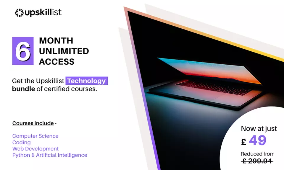 3-, or 6-Month Access to Coding and Technology Online Course Bundle from
Upskillist - Certified Online Courses - Image 2