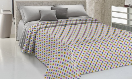 Copriletto in piquet di cotone, disponibile in 2 dimensioni e 2 fantasie
