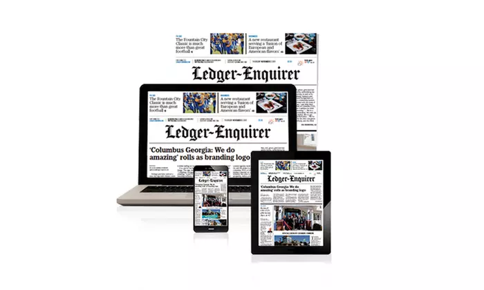 26- or 52-Week Wed & Sun Home Delivery or Digital Subscriptions from Columbus Ledger-Enquirer (Up to 93% Off) - Primary Image