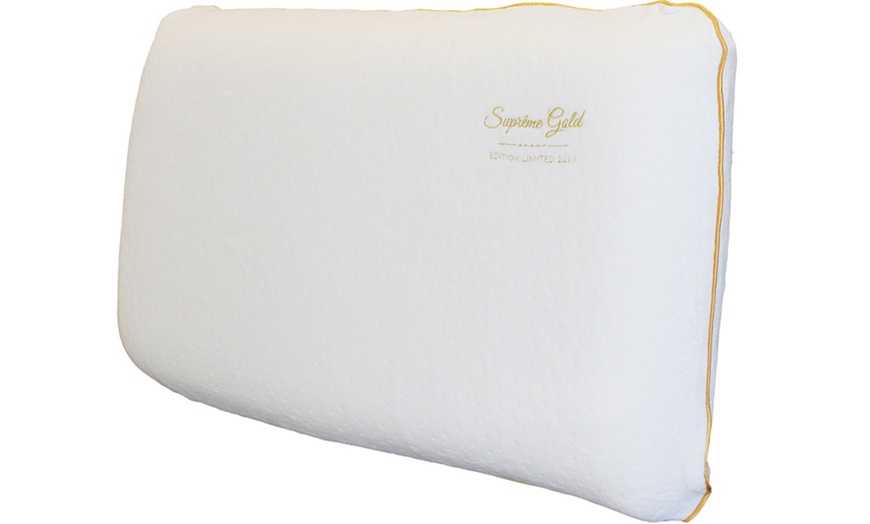 Image 5: Almohadas de espuma viscoelástica Suprême Gold de Sampur