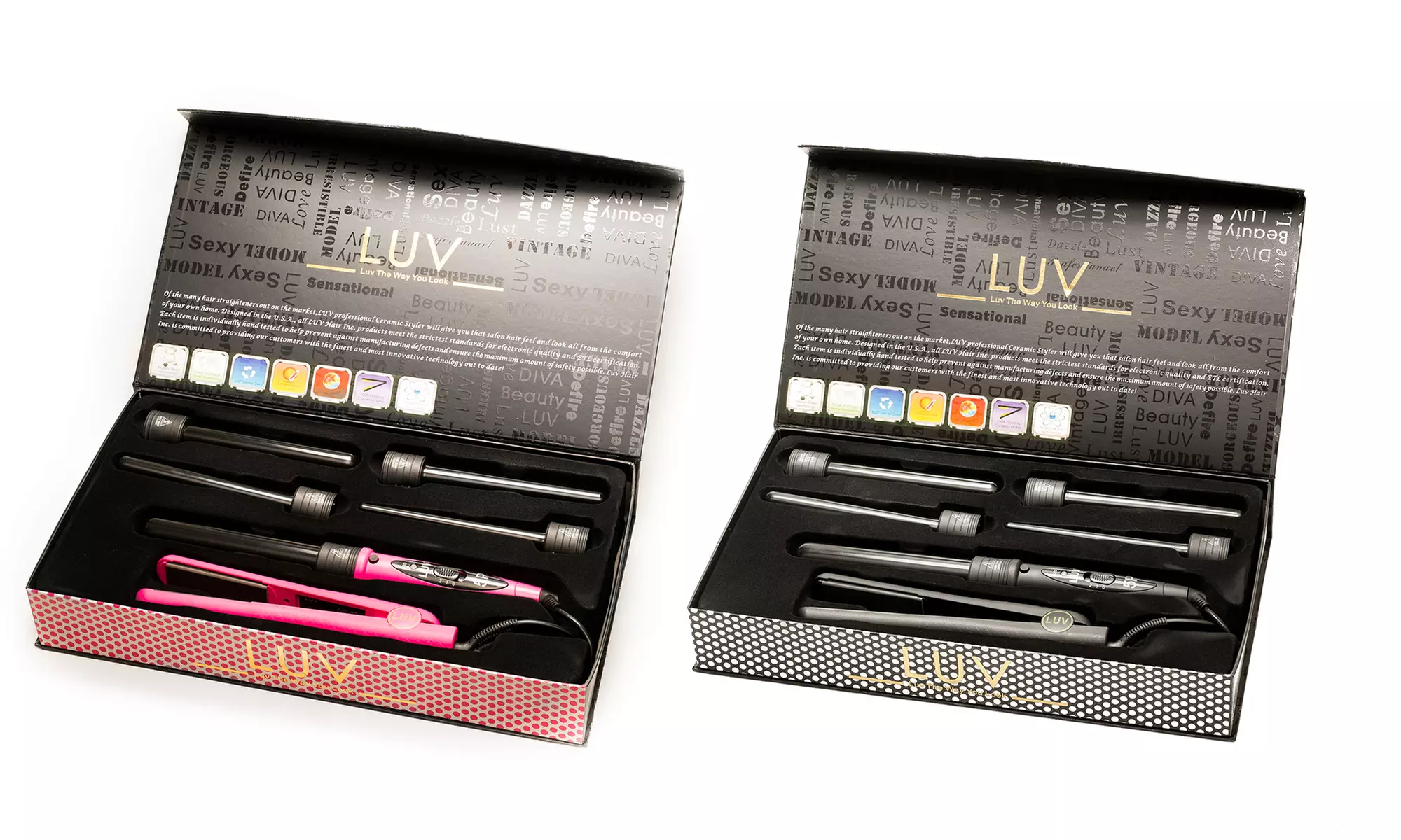 Flat Iron and Curling Iron Set (8-Piece) - Primary Image