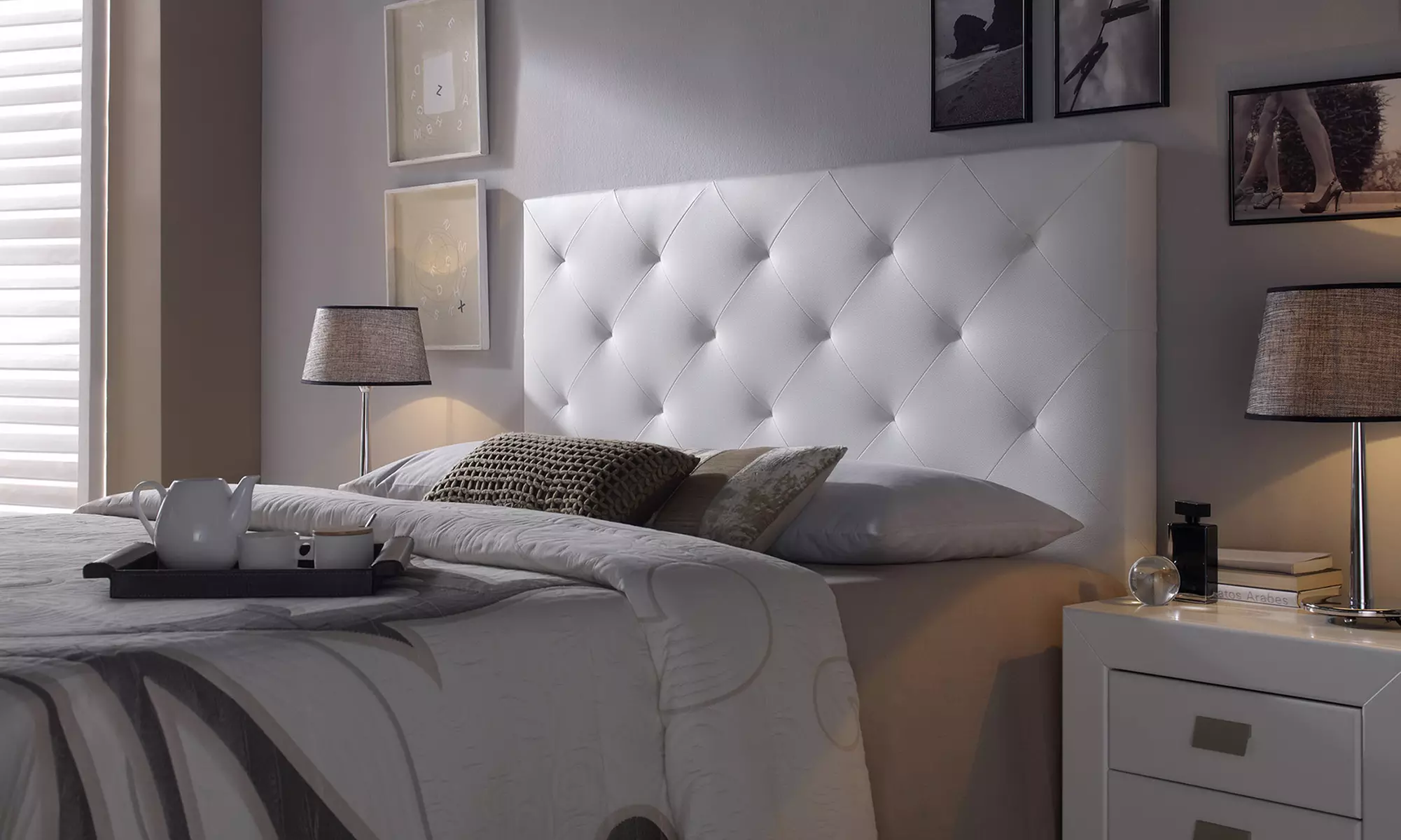 Rückwand für das Bett im Modell und in der Farbe und Größe nach Wahl - Primary Image