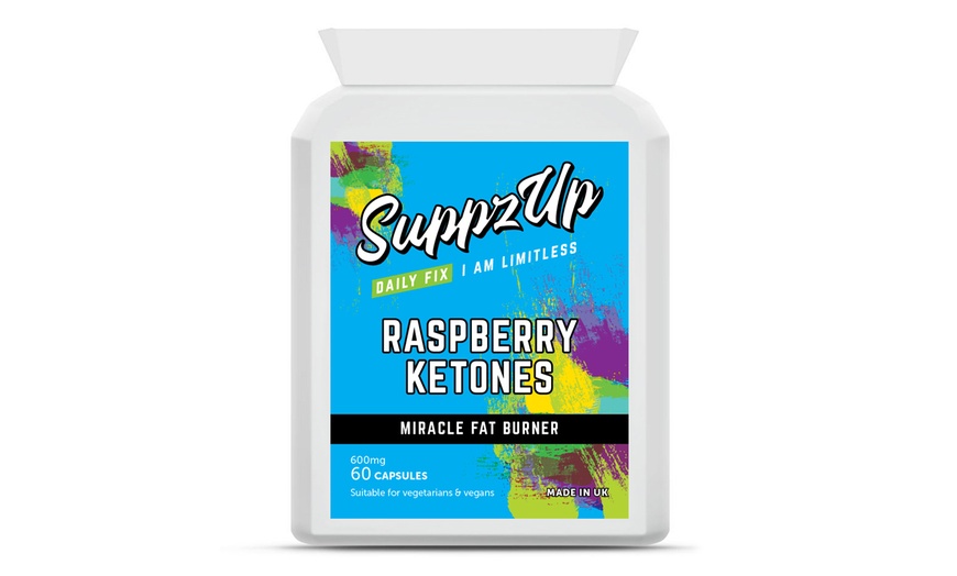 Image 1: Raspberry Ketones 600mg Capsules