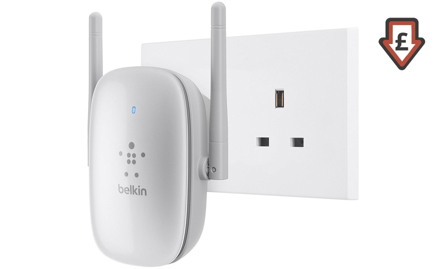 Image 1: Belkin N600 Wi-Fi Range Extender