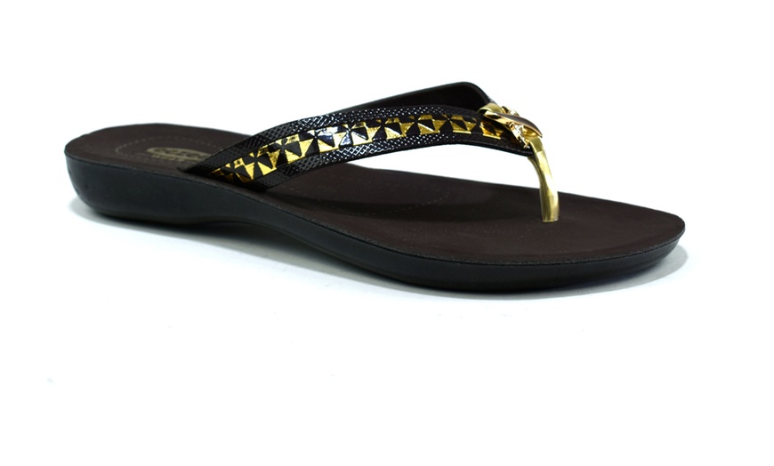 Image 5: Women's Toe Post Sandals