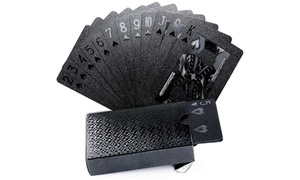 Black Poker Playing Cards