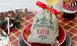 Personalised Mini Christmas Sack