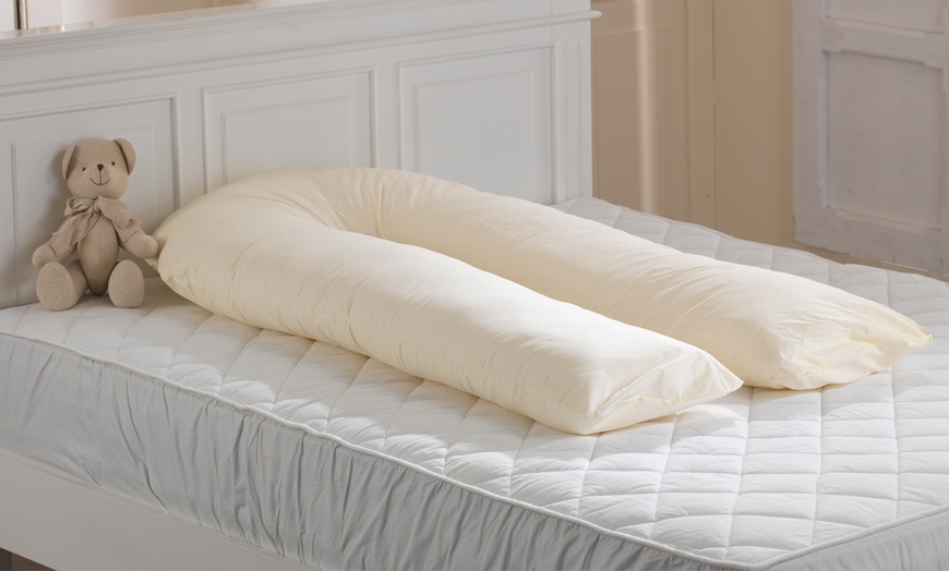 Image 2: U-Shape Full Body Support Pillow