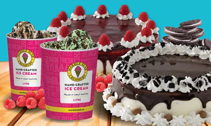 Ice Cream at Marble Slab Creamery (Up to 40% Off). Two Options Available. - Primary Image
