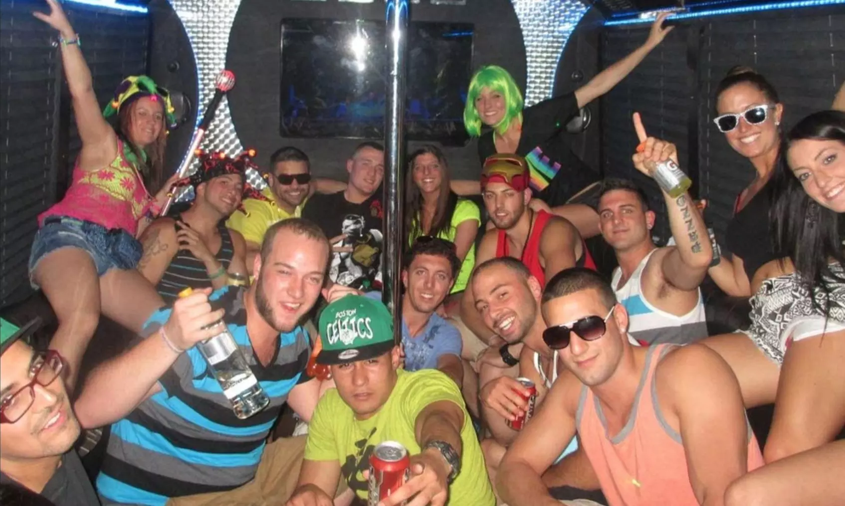 Explore Las Vegas on a LIT AF Booze Cruise Party Bus Tour