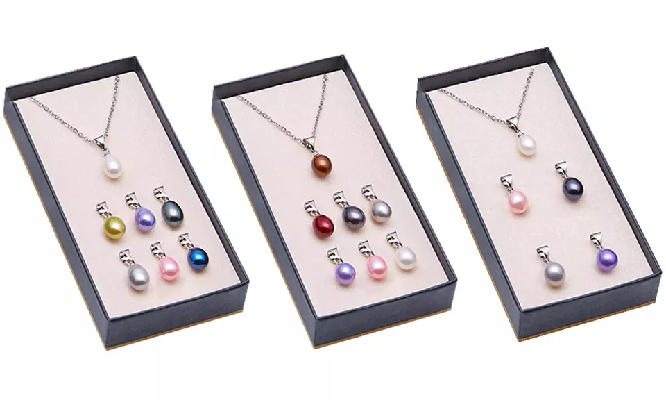 Lots de pendentifs en perles d'eau douce véritables - Primary Image