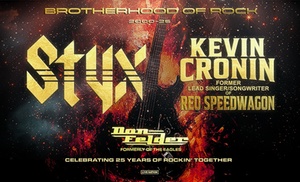 Styx & Kevin Cronin + Don Felder - Up To 59% Off