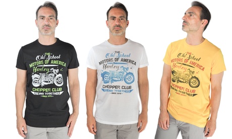 T-Shirt da uomo Rebel Dudes disponibile in 3 colori e 4 taglie