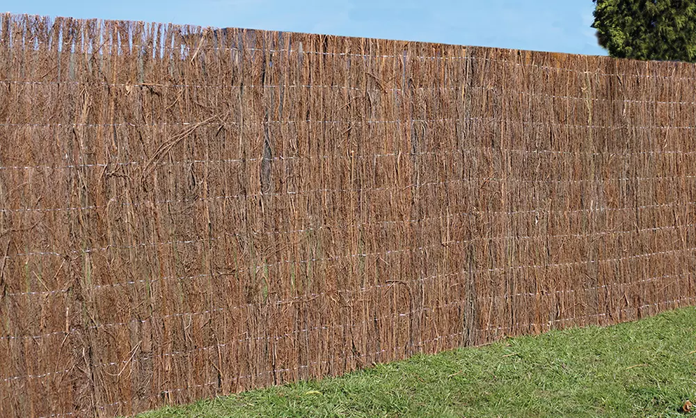 Brushwood Thatch Screen Roll