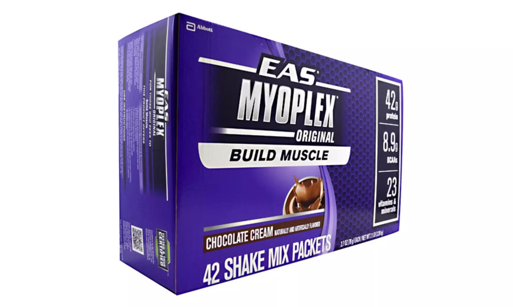 EAS Myoplex Protein-Shake Mix in Chocolate Cream; 42-Pack of 2.7 Oz. Packets - Primary Image