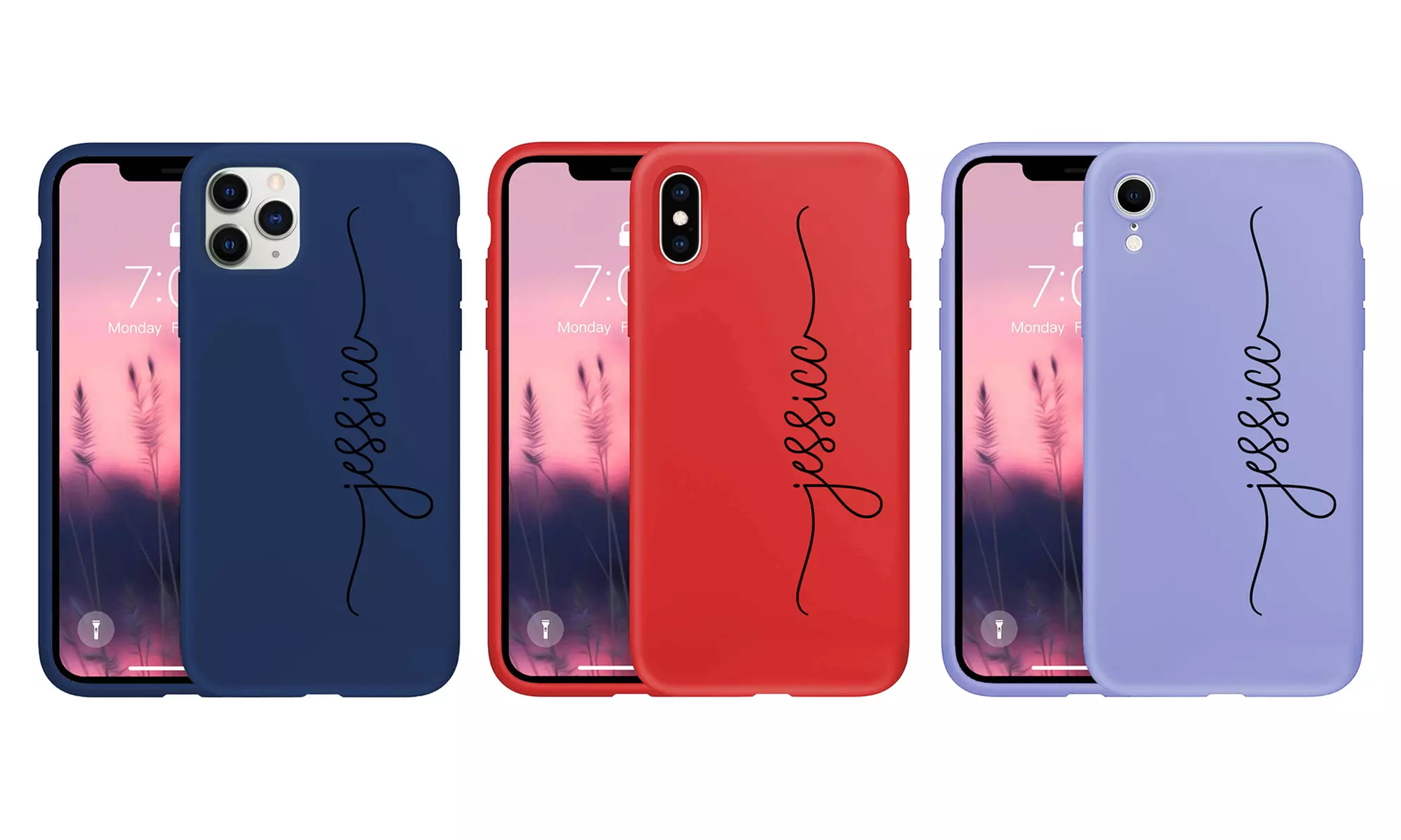 Personalized iPhone 11, 11 Pro, 11 Max, X, Xs, Xs Max, or XR Case by Pink Box - Primary Image