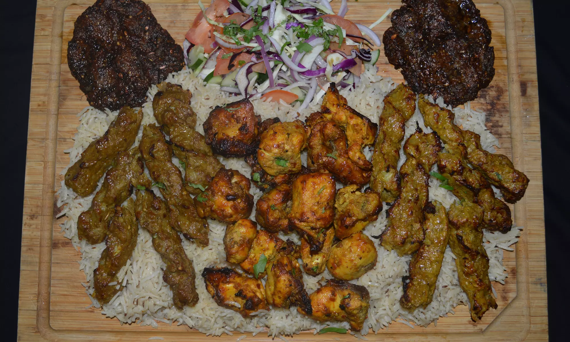 Pakistani-Afghani-Mediterranean BBQ Platters for Takeout and Dine-In at Khan Kebabs (Up to 20% Off) - Primary Image