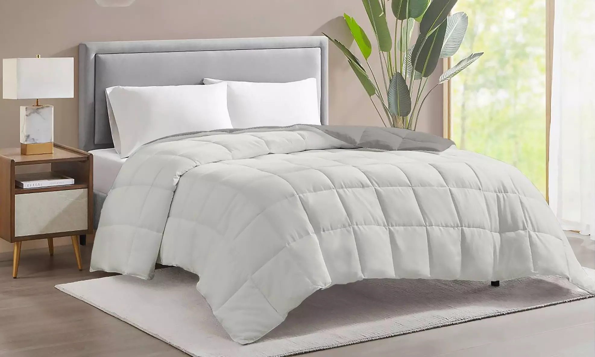 Doppelseitige Mikrofaser-Winter-Bettdecke