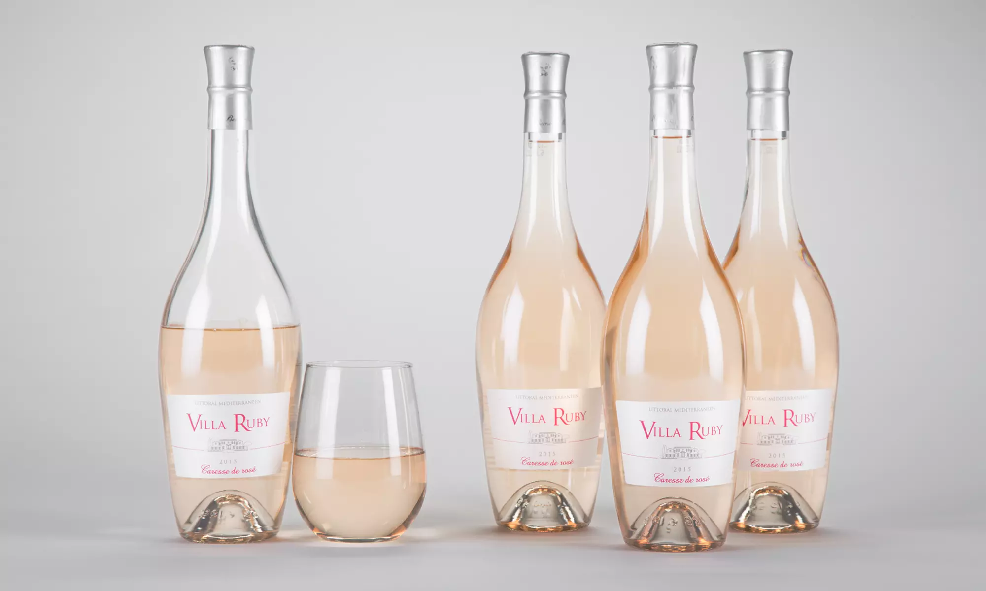 Four Bottles of Villa Ruby Caresse de Rosé with Shipping Included from Barclays Wine (62% Off)  - Primary Image