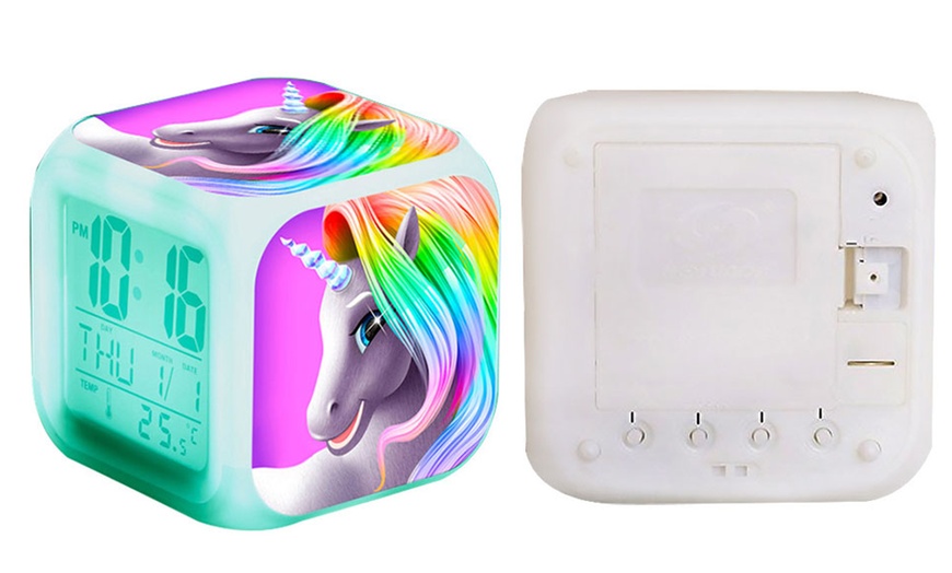 Image 4: Haven Unicorn Alarm Clock