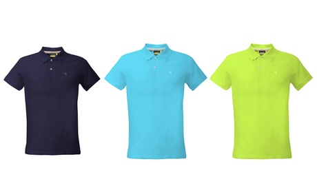 Set di 2 polo Diadora da uomo disponibili in 5 taglie e vari colori