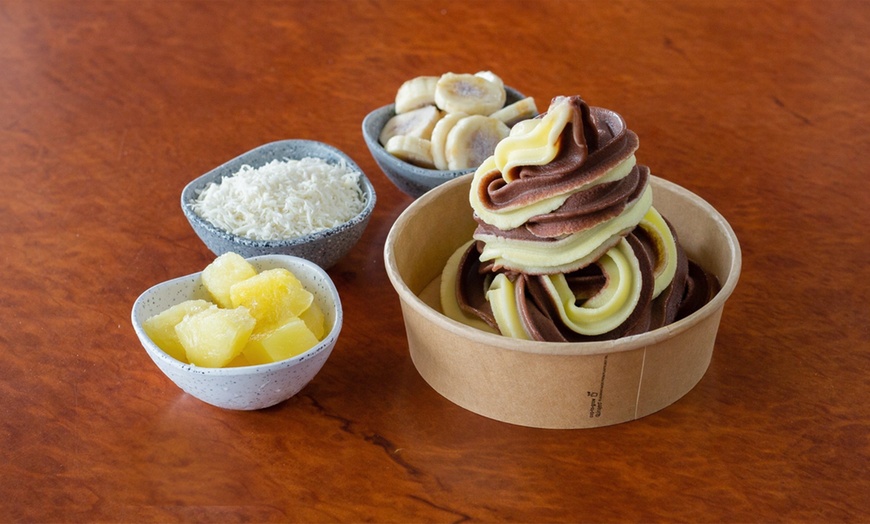 Image 2: Medium or Large Acai Bowl, Hawaiian Dole Whip Soft Serve, or Both