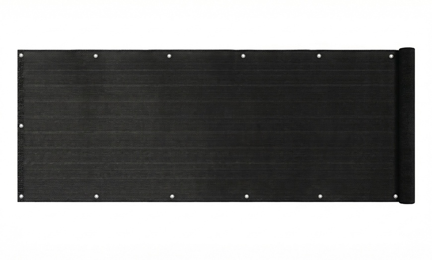 Image 11: Voile d'ombrage résistante au vent avec œillets métalliques