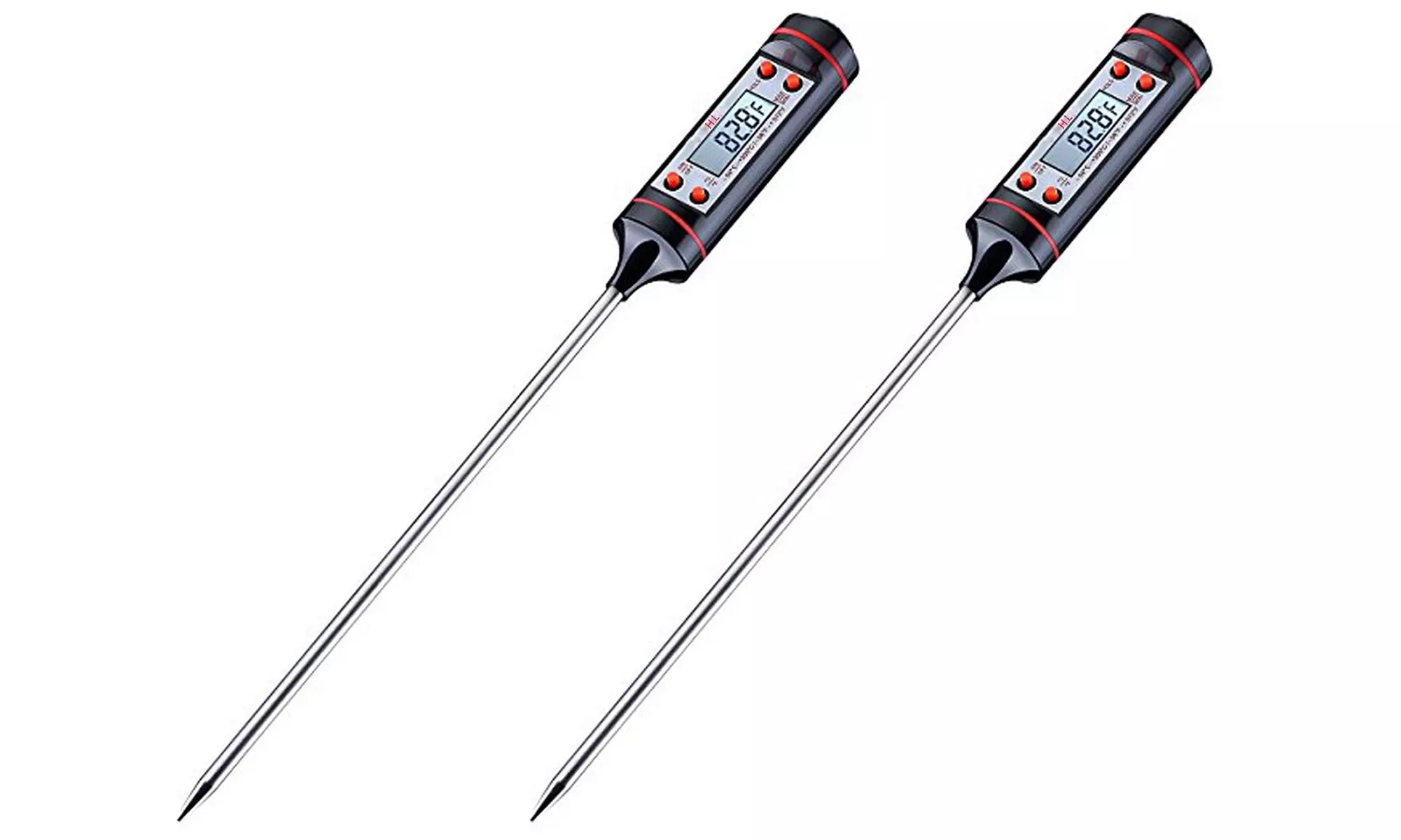 Lot de 2 thermomètres numériques de cuisine