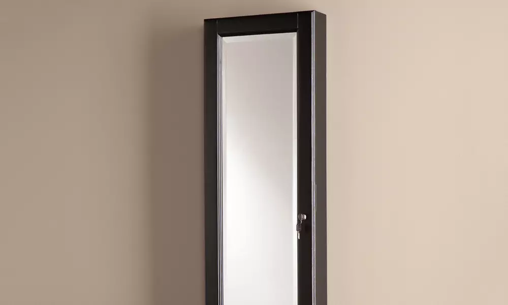 Wall-Mount Jewelry Mirror - Primary Image