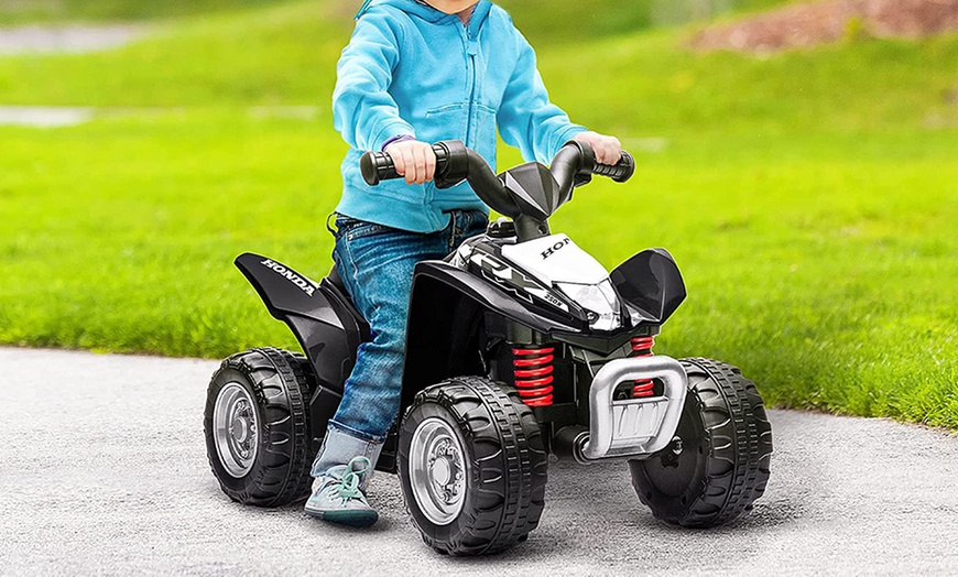 Image 4: HomCom Aiayplay Honda Licensed Kids' Quad Bike