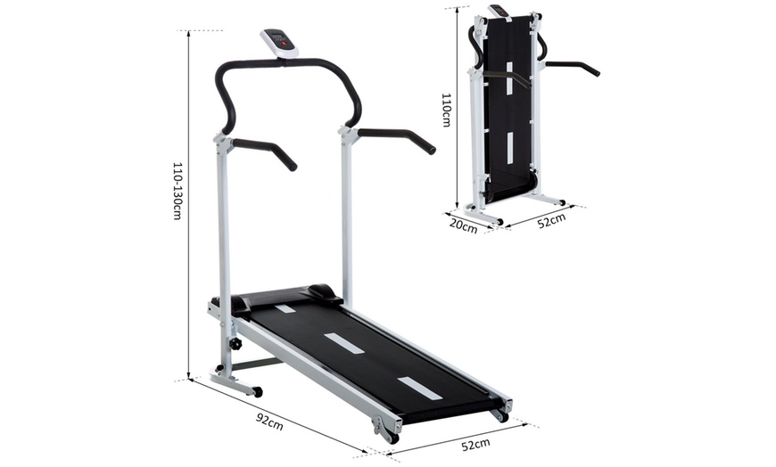 Image 12: HomCom Treadmill