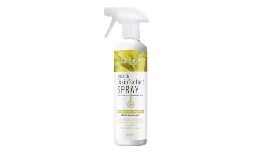 Image 3: Cusheen Disinfectant Sprays Lemon and Lavender Bundle Pack